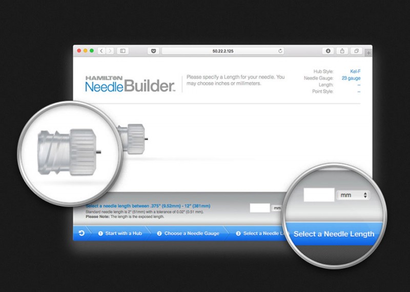 Hamilton Needle Builder V2Works Brandgineering by Design™